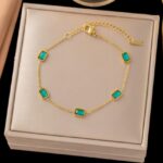 Bracciale SLE131 (pietre verdi) · Éclypse