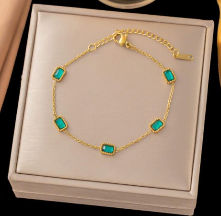 Bracciale SLE131 (pietre verdi) · Éclypse